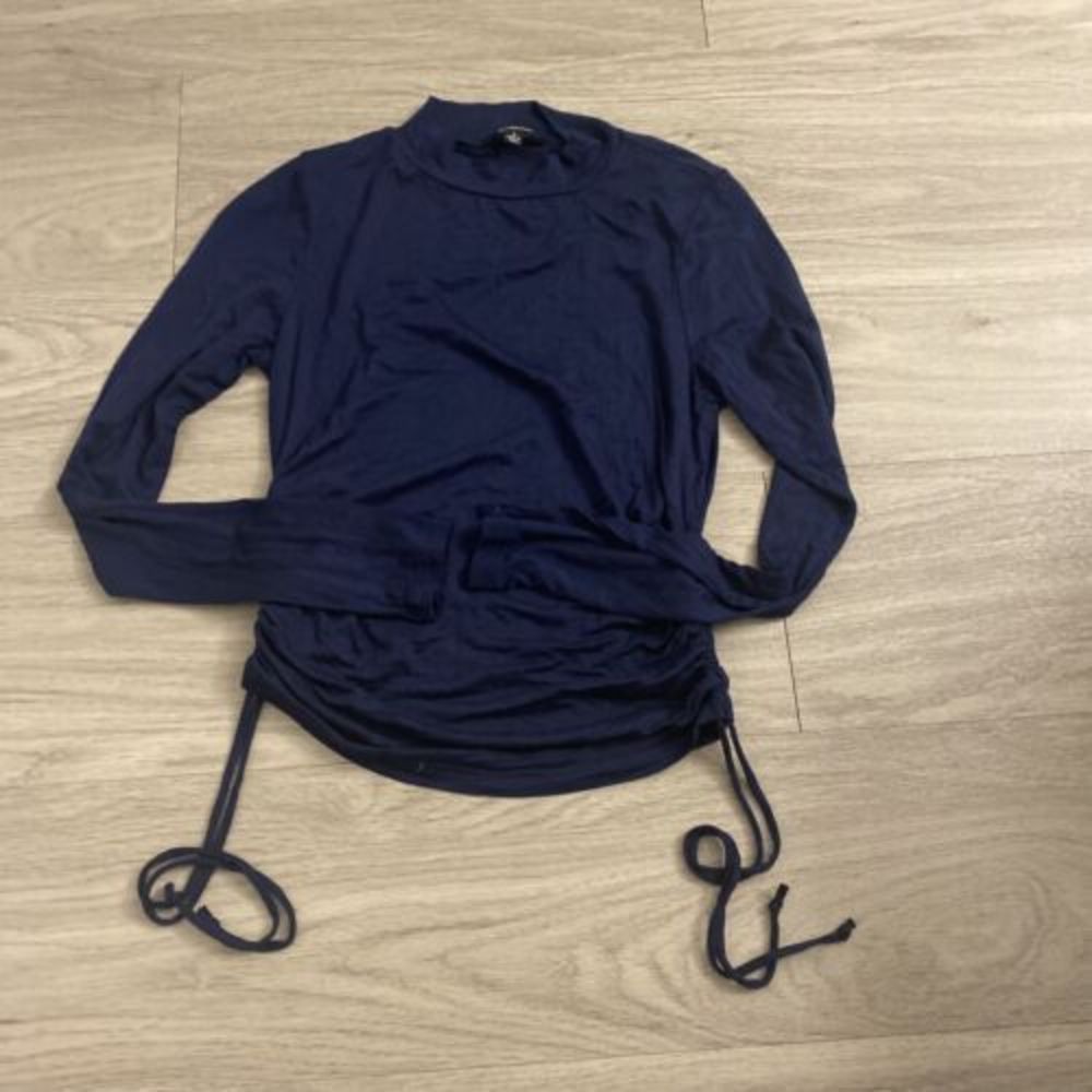 NWOT Ambiance Soft Tie String T-shirt - Size Small - Picture 1 of 3